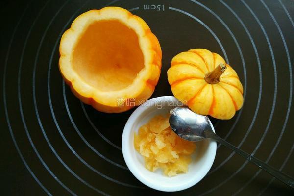 南瓜蒸蛋的做法图解3