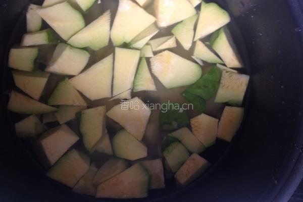 小瓜火腿饭的做法图解3