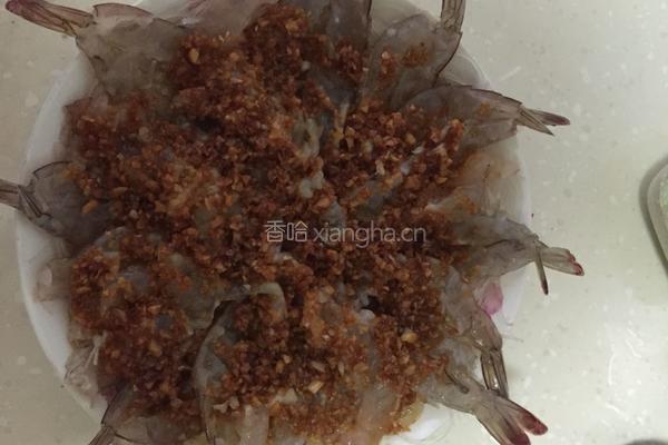 粉丝蒜蓉虾的做法图解5