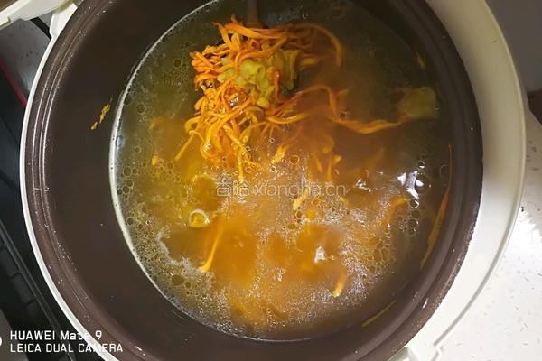 药 虫草花炖排骨汤的做法图解5