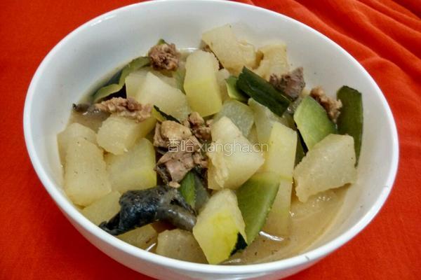 鸡汁冬瓜的做法图解10