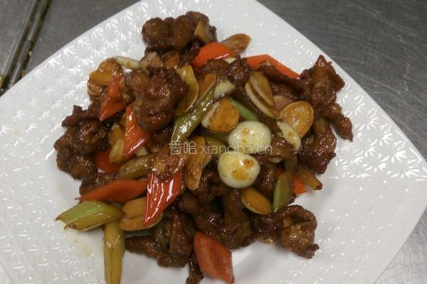 蒜子烧牛肉的做法图解5