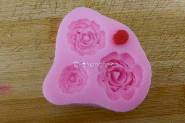 七夕爱心戒指饼干的做法图解2
