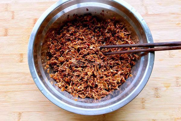 梅豆角肉包的做法图解4