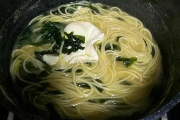 味增汤面条的做法图解7