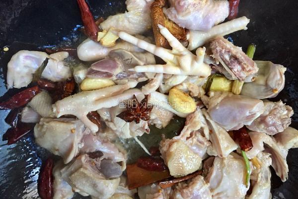 红烧辣子鸡的做法图解7