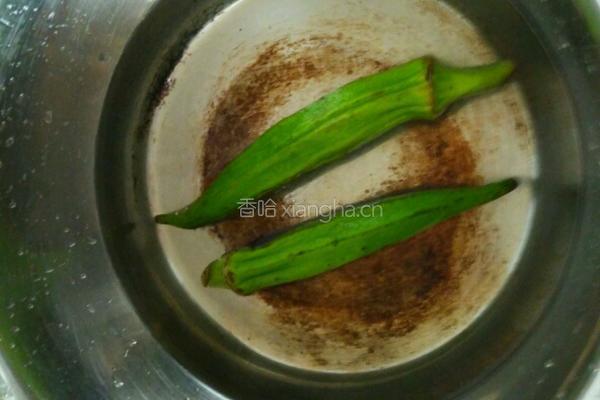 秋葵鸡蛋饼的做法图解4