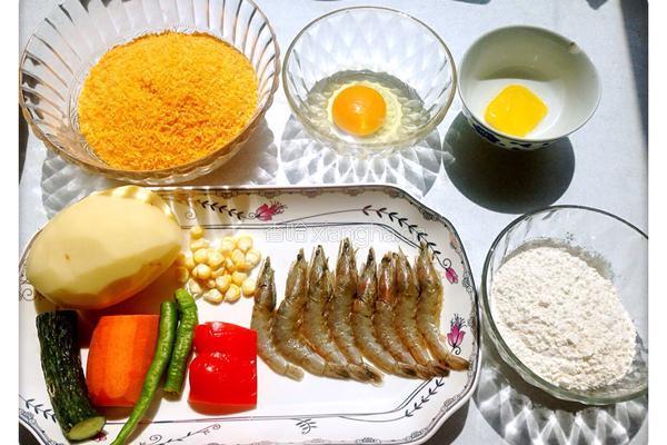 虾仁土豆球的做法图解1