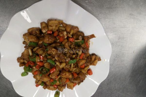 辣炒三丁的做法图解4