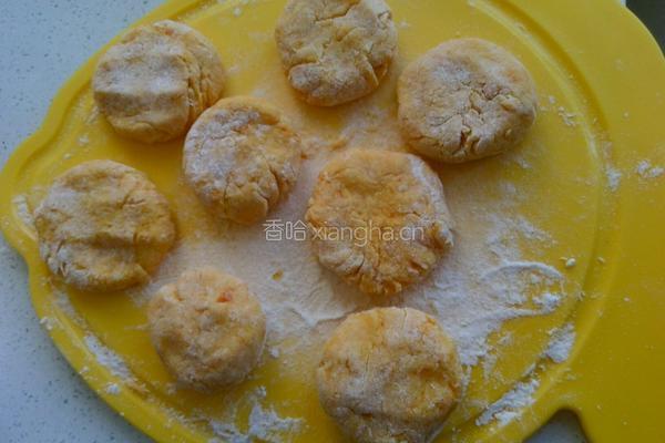 蜜红豆南瓜饼的做法图解13