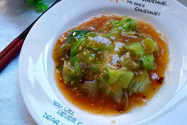 水煮耗油生菜的做法图解12