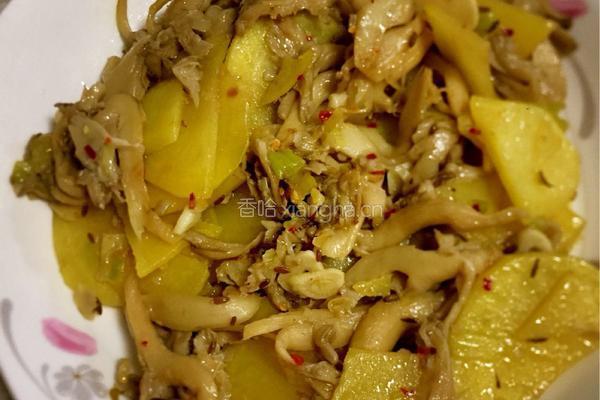辣炒蘑菇土豆片的做法图解11