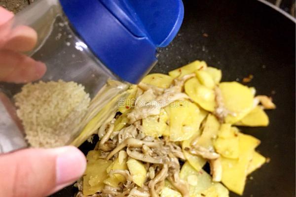 辣炒蘑菇土豆片的做法图解10