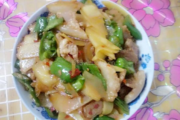 土豆片回锅肉的做法图解13