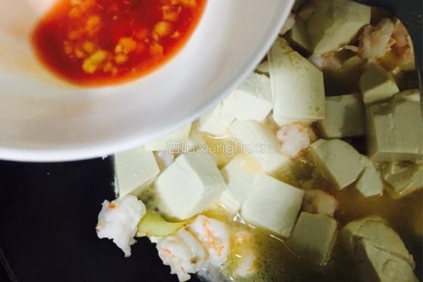 鲜虾仁烧豆腐的做法图解9