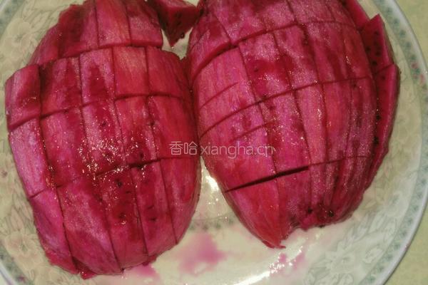 火龙果汁的做法图解1