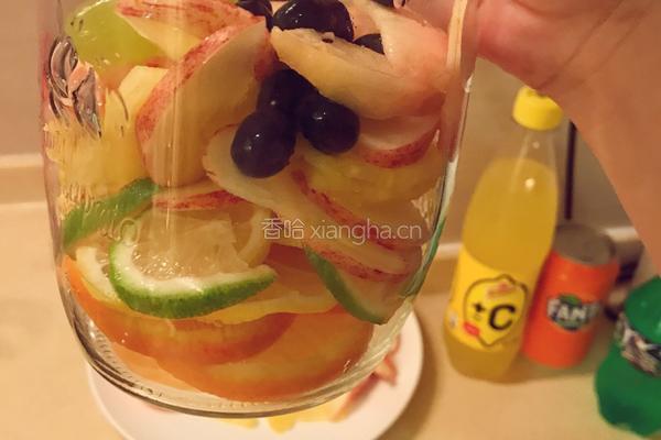自调葡萄酒（西班牙的sangria汽酒）的做法图解3