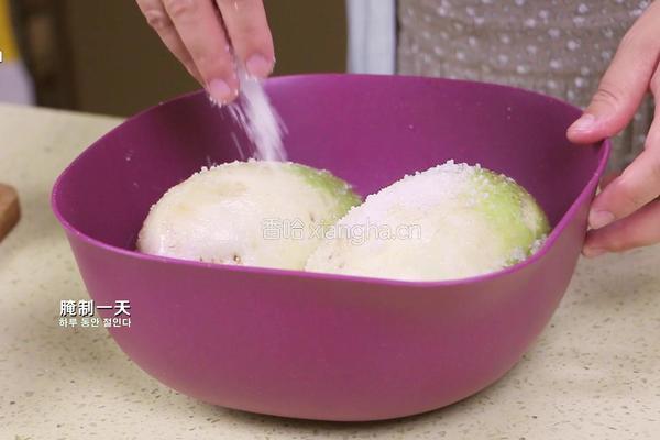 韩式萝卜水泡菜的做法图解4