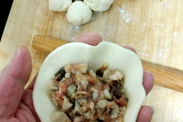 香菇肉包的做法图解3