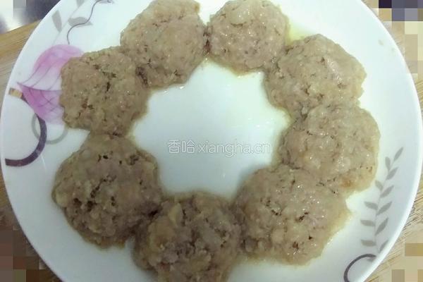 花蛤肉丸蒸蛋的做法图解9