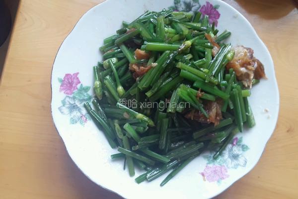 韭苔炒咸肉