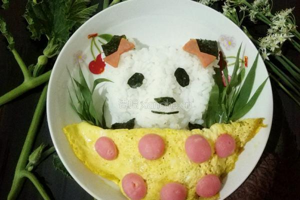 大熊猫饭团的做法图解16