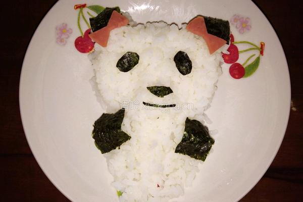 大熊猫饭团的做法图解11