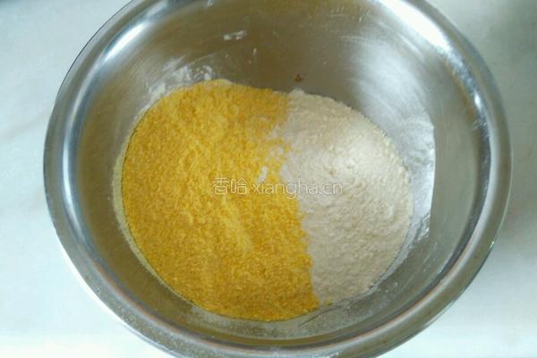 椰香玉米饼的做法图解4