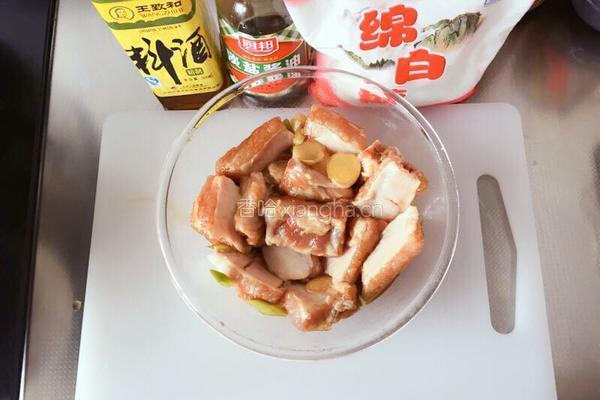 糯米蒸排骨的做法图解1