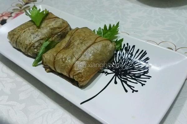 荷叶糯米鸡的做法图解11