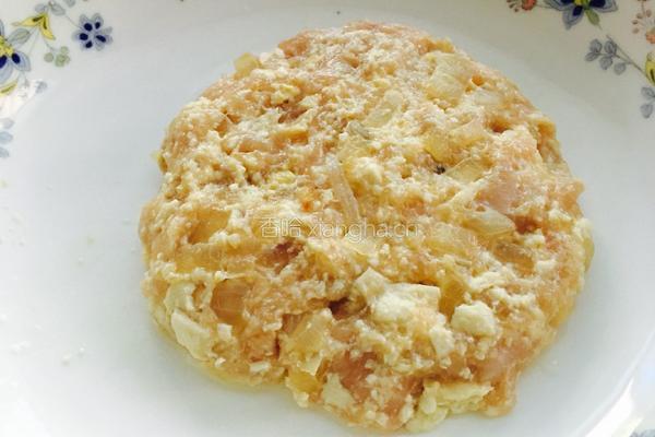 豆腐汉堡肉的做法图解3