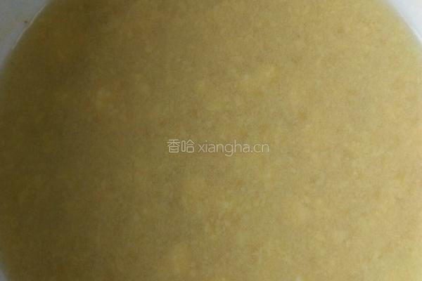 小米蛋黄粥的做法图解4