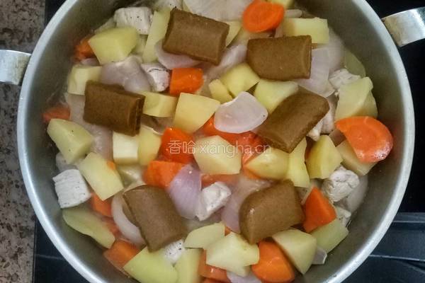 咖喱土豆鸡饭的做法图解5