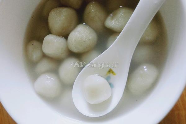 水煮汤圆的做法图解4