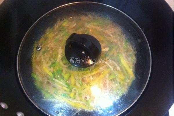 茭白瓜丝的做法图解4