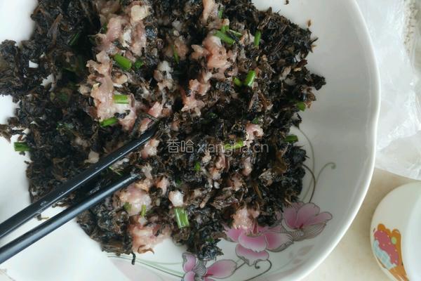 梅菜肉饼的做法图解3