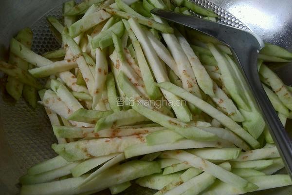 酱茄条的做法图解4