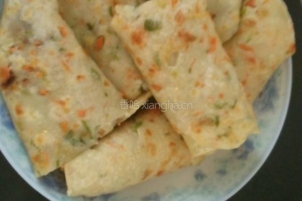 自制美味面糊早餐饼的做法图解8
