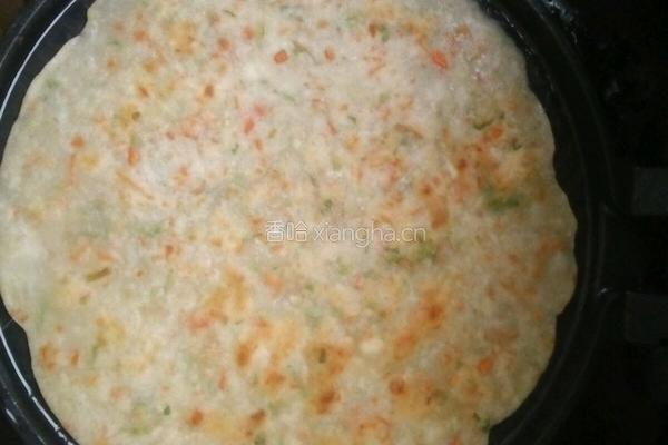 自制美味面糊早餐饼的做法图解4