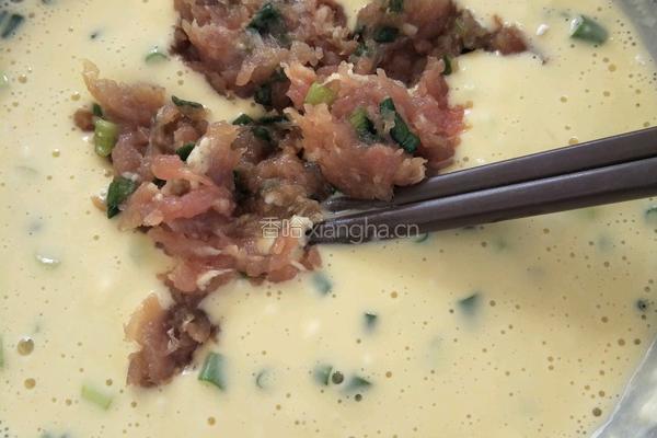 爱心瘦肉鸡蛋饼的做法图解5
