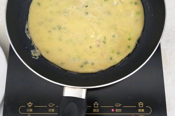 爱心瘦肉鸡蛋饼的做法图解8