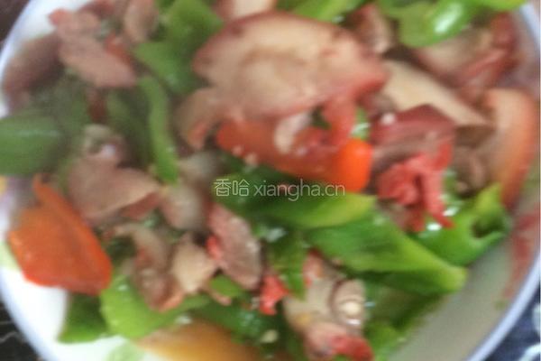 猪头肉炒青椒