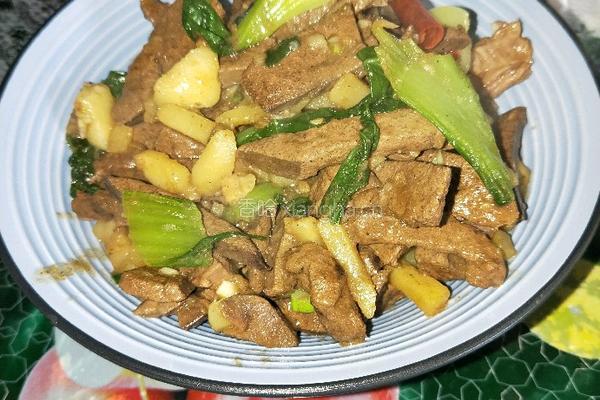 猪肝土豆条