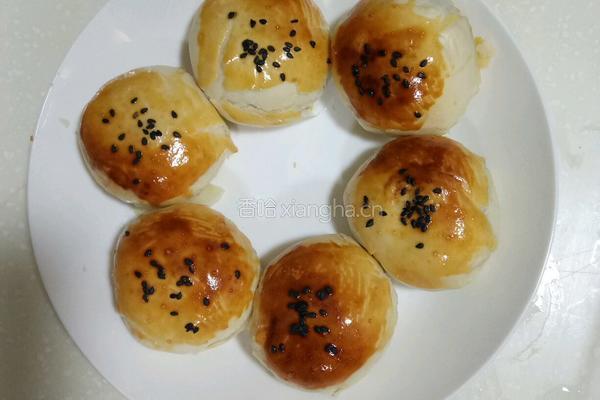 蛋黄酥（月饼)的做法图解13