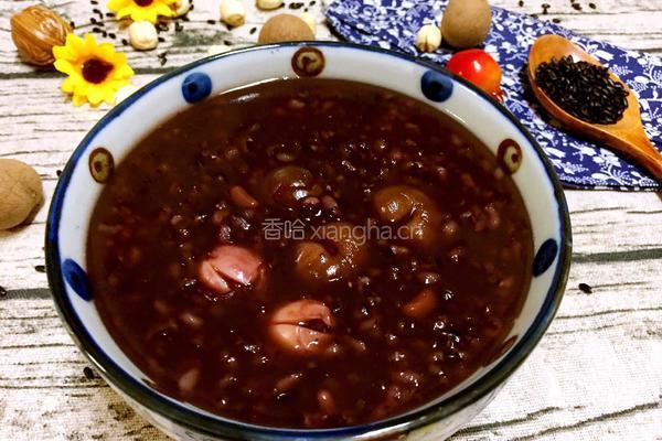 桂圆黑米粥的做法图解5