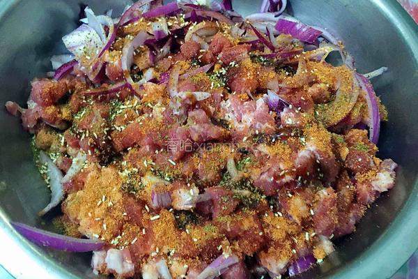 腌肉串的做法图解3