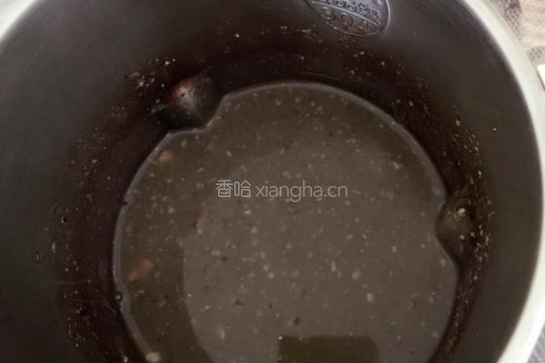 黑芝麻核桃红枣燕麦粥的做法图解7