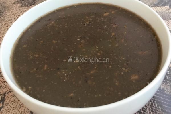 黑芝麻核桃红枣燕麦粥的做法图解8