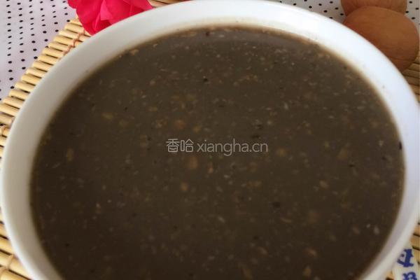 黑芝麻核桃红枣燕麦粥的做法图解10