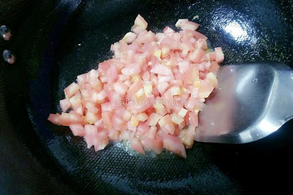 西红柿鸡蛋烧丝瓜豆腐的做法图解7